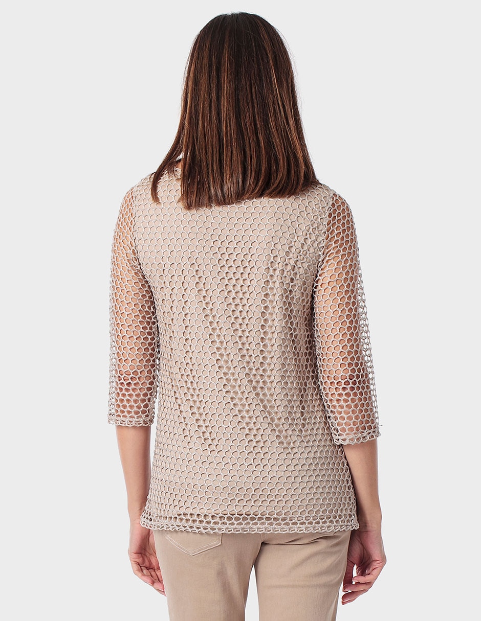 Blusa manga 3/4 para mujer 2