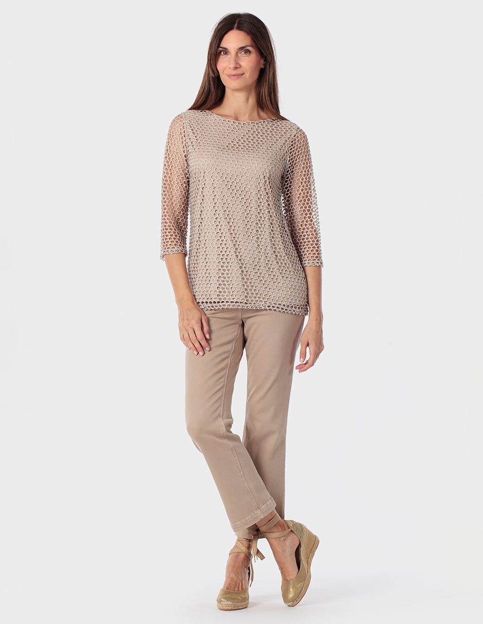 Blusa manga 3/4 para mujer 3