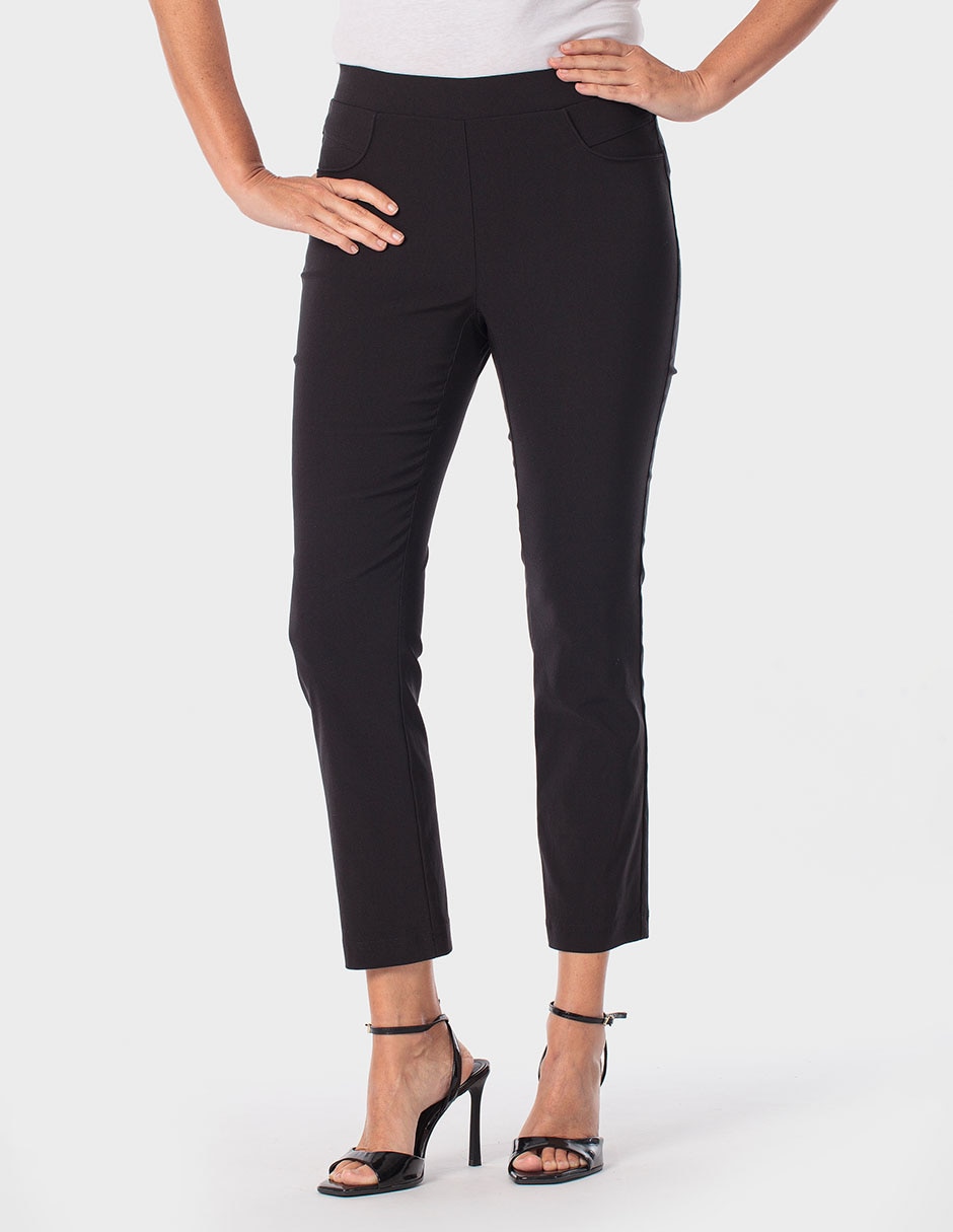 Pantalón capri slim para mujer