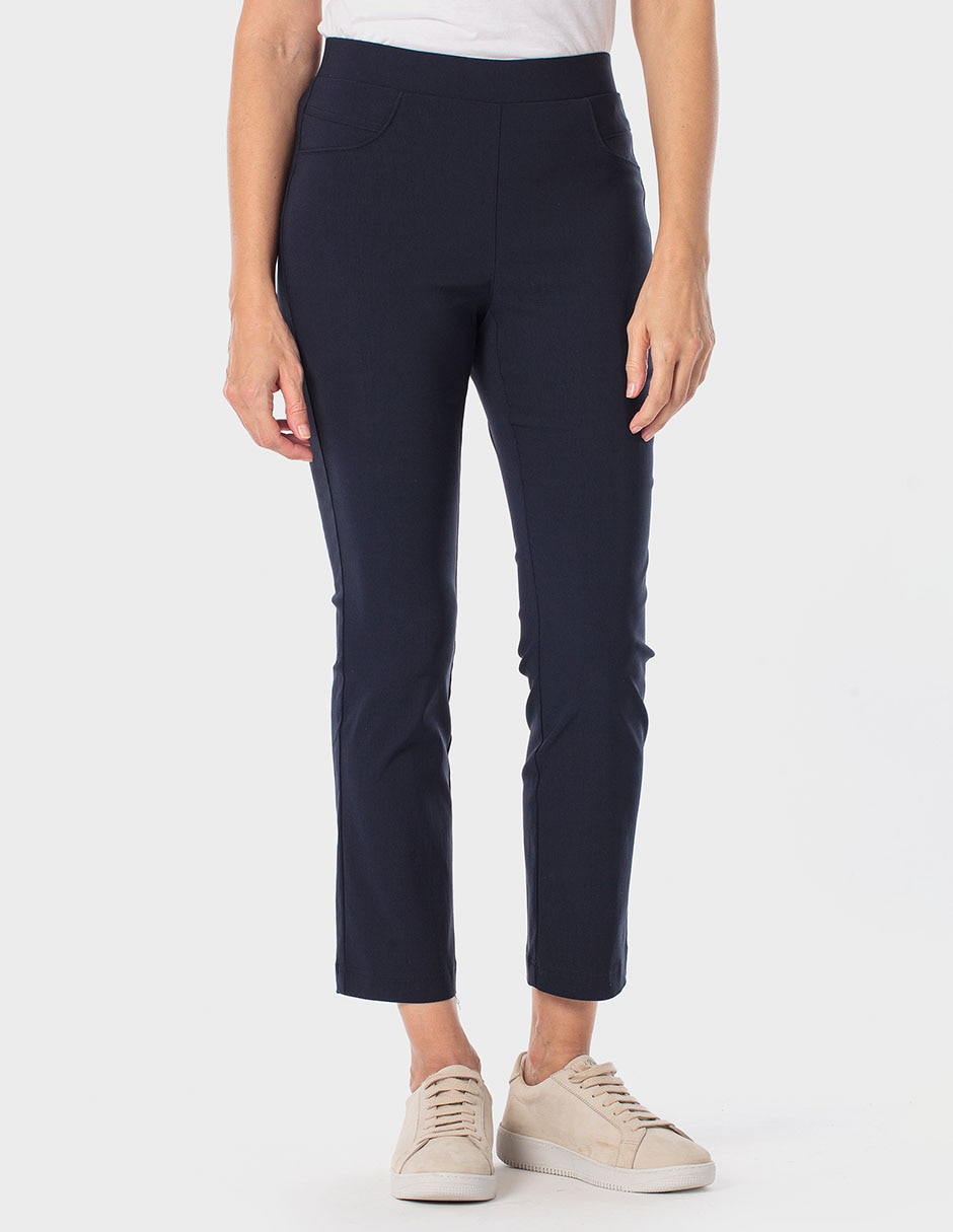 Pantalón capri slim para mujer