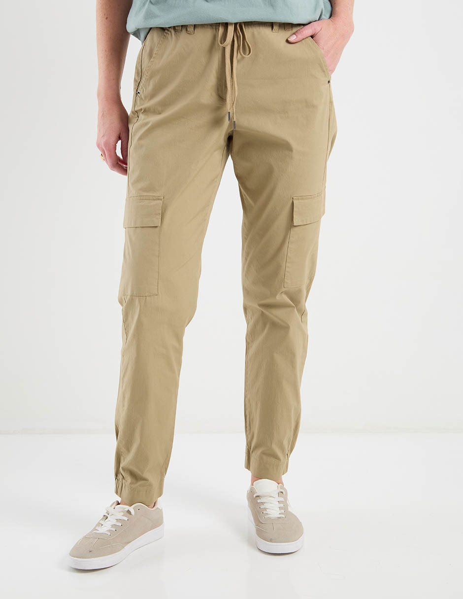 Pantalón cargo relajado para mujer