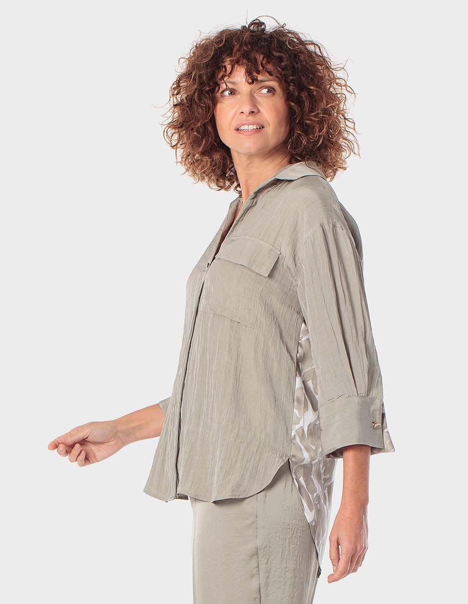 Blusa manga 3/4 para mujer 4