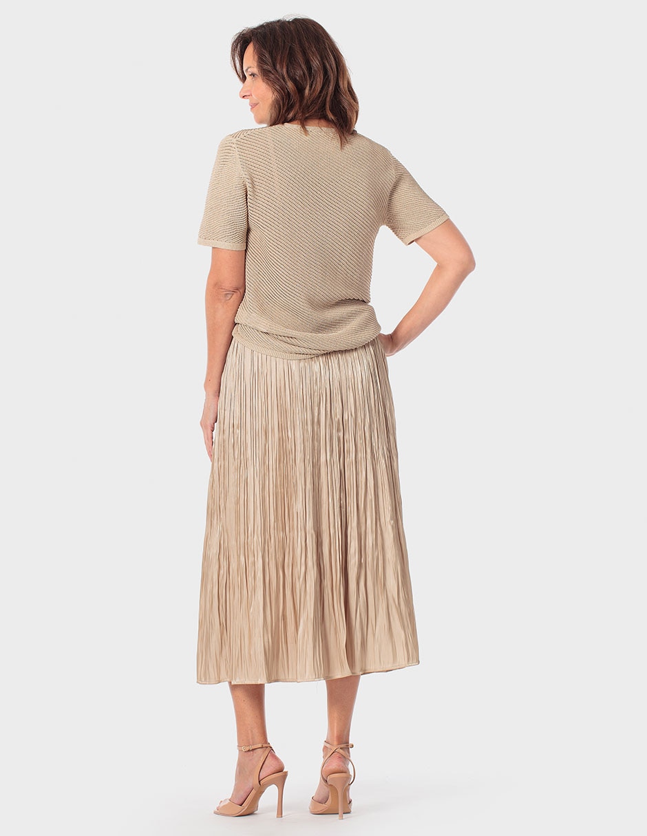 Falda midi a la cintura 2