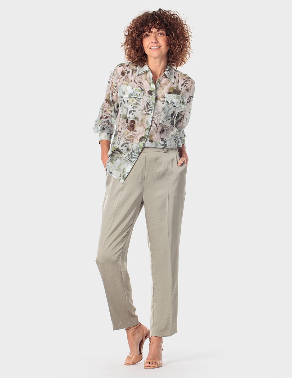 Pantalón de vestir slim para mujer 3