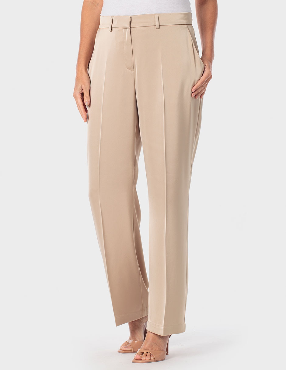 Pantalón de vestir straight para mujer