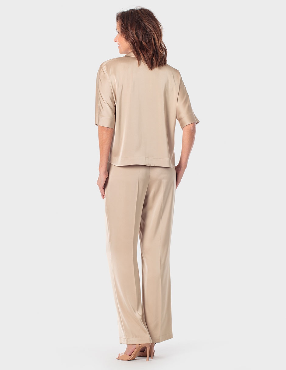 Pantalón de vestir straight para mujer 2
