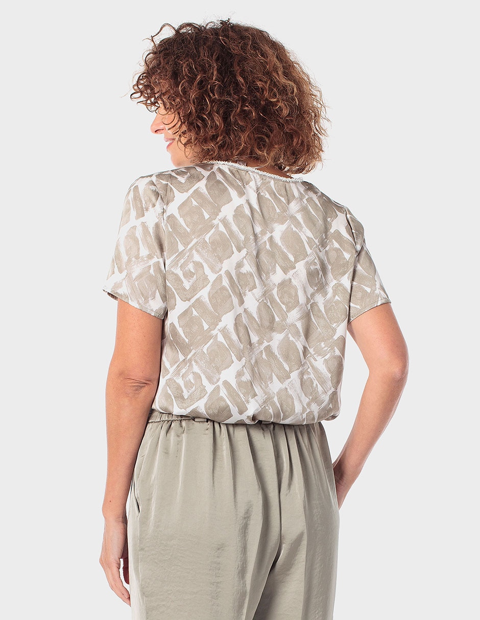 Blusa manga corta para mujer 2