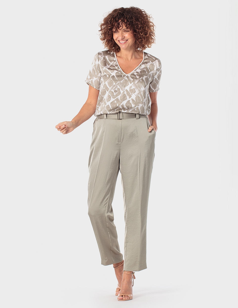 Blusa manga corta para mujer 3