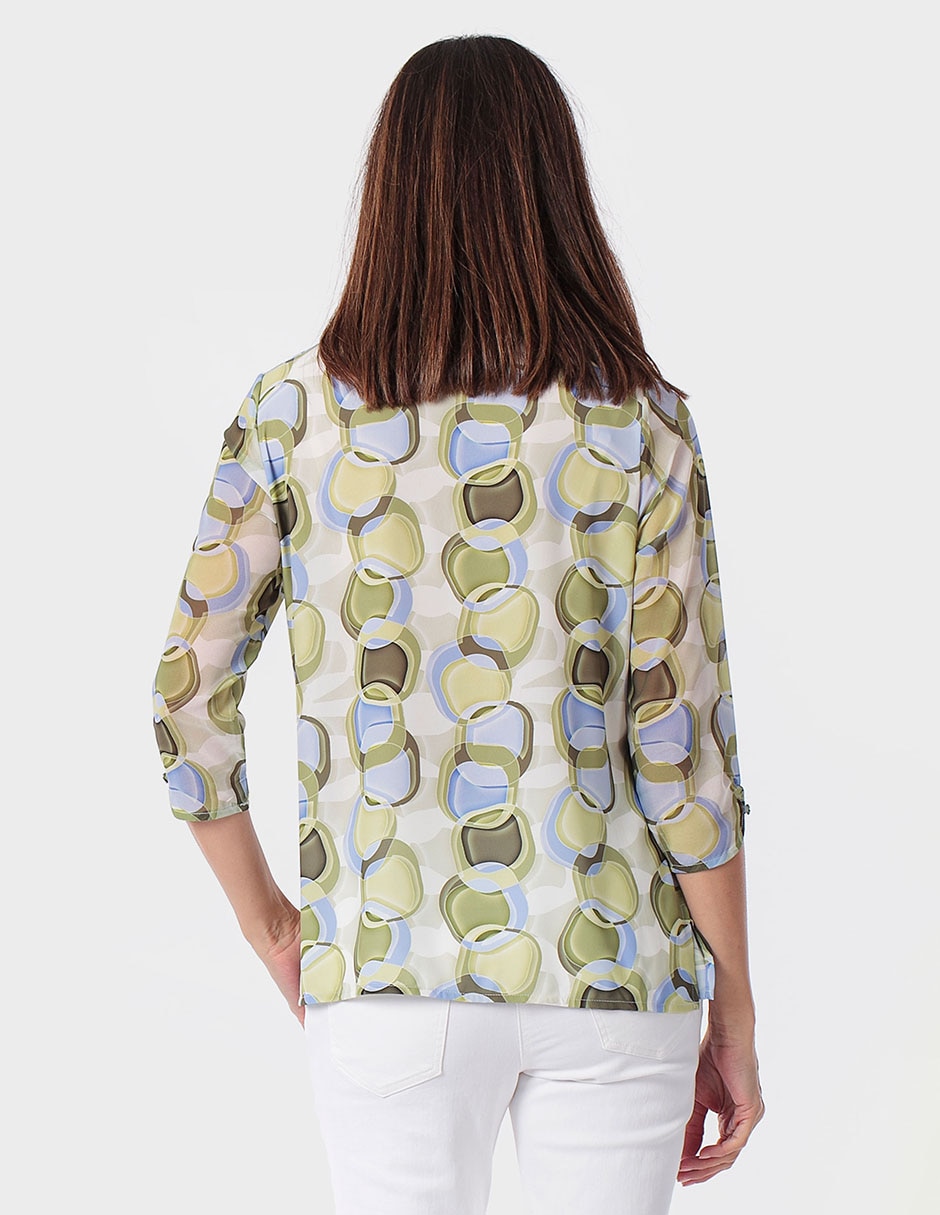 Blusa manga 3/4 para mujer 2