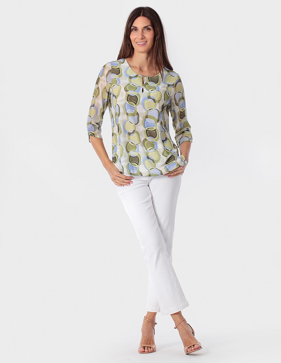 Blusa manga 3/4 para mujer 3