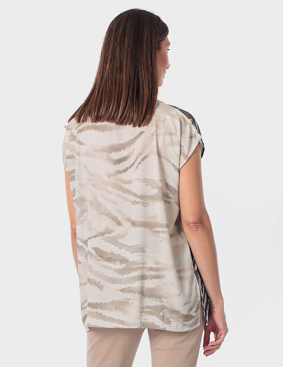Blusa manga corta para mujer 2
