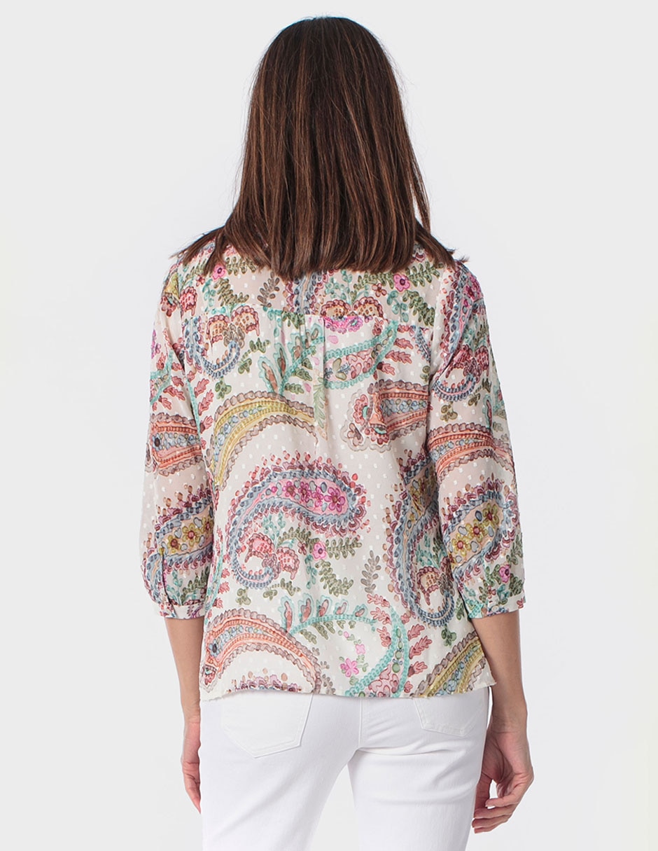 Blusa manga 3/4 para mujer 2