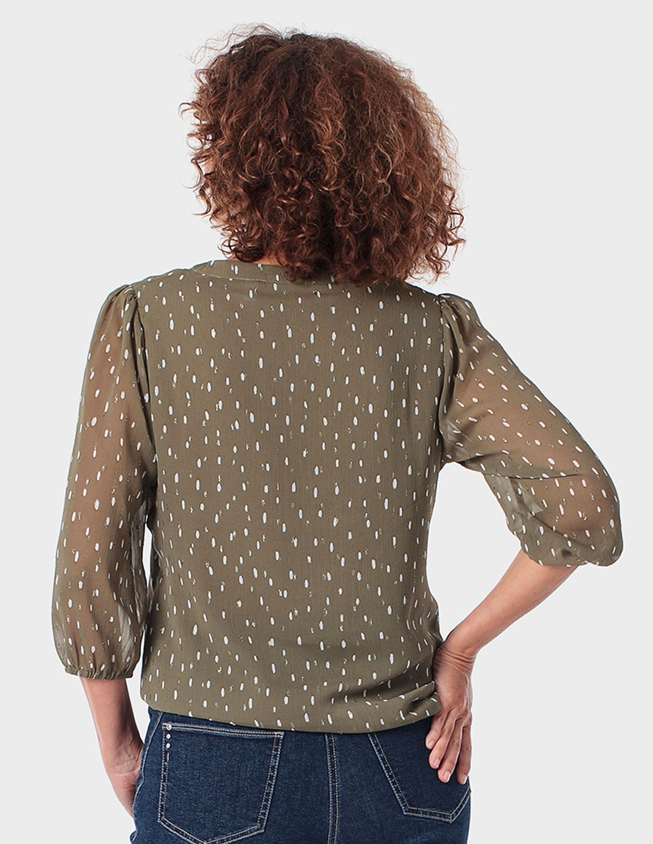 Blusa manga 3/4 para mujer 2