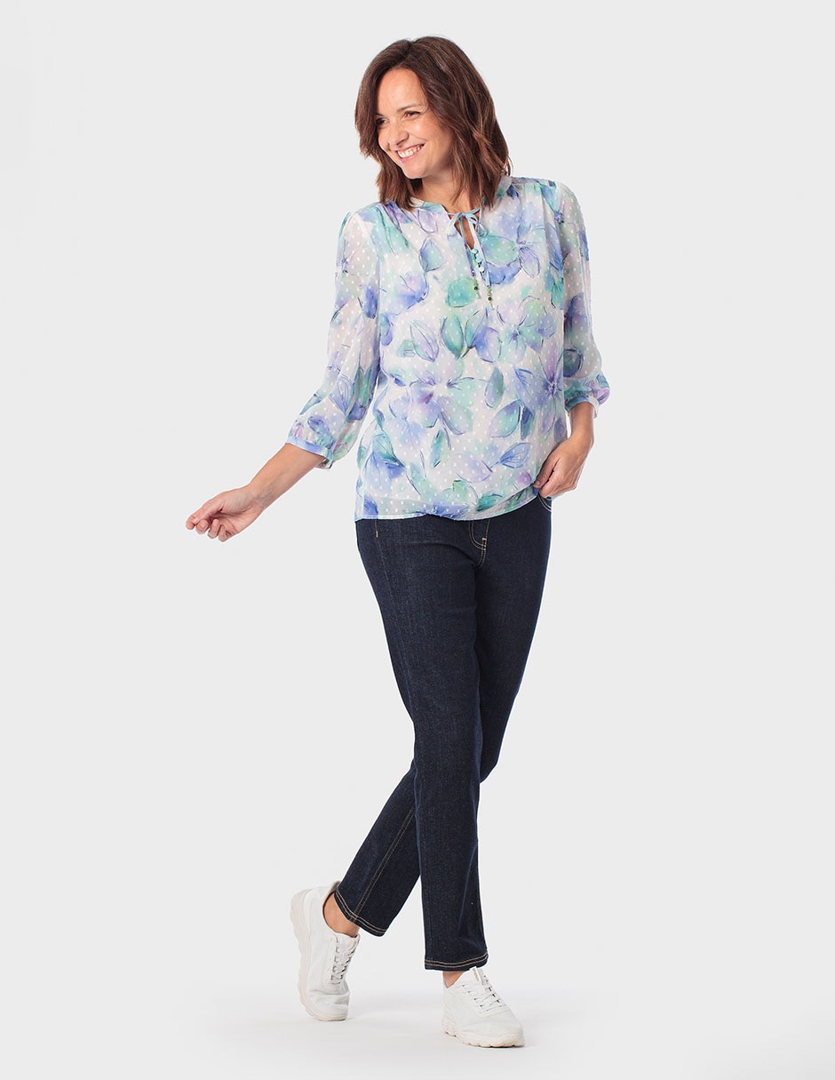 Blusa manga 3/4 para mujer 3