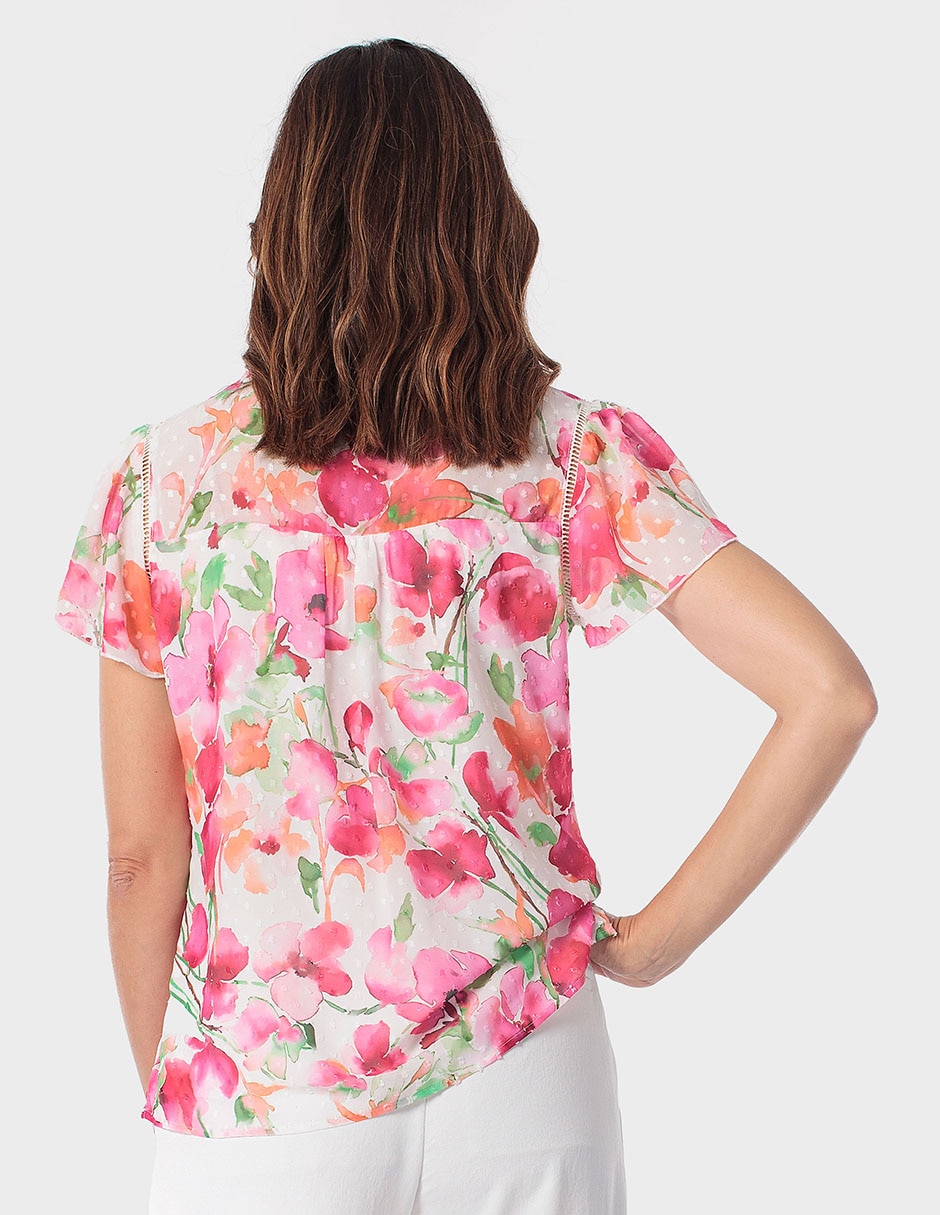 Blusa manga corta para mujer 2