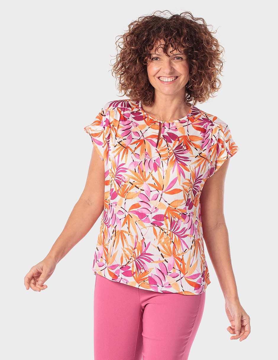 Blusa manga corta para mujer Blusa manga corta para mujer