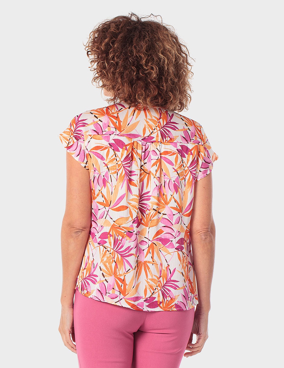 Blusa manga corta para mujer 2