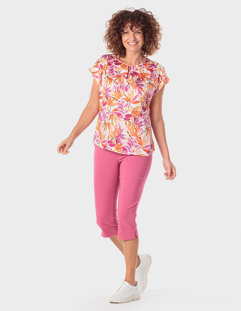 Blusa manga corta para mujer 3