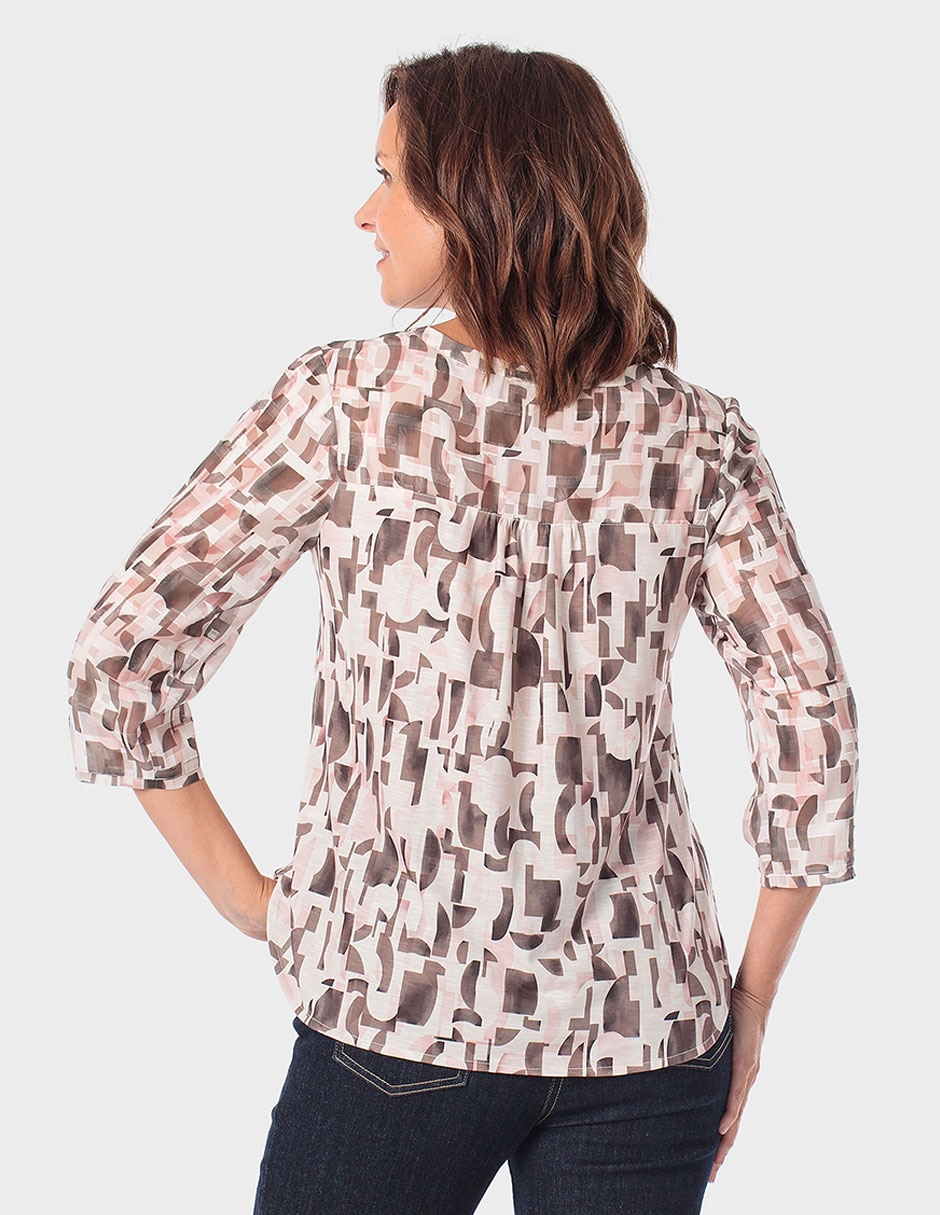 Blusa manga 3/4 para mujer 2
