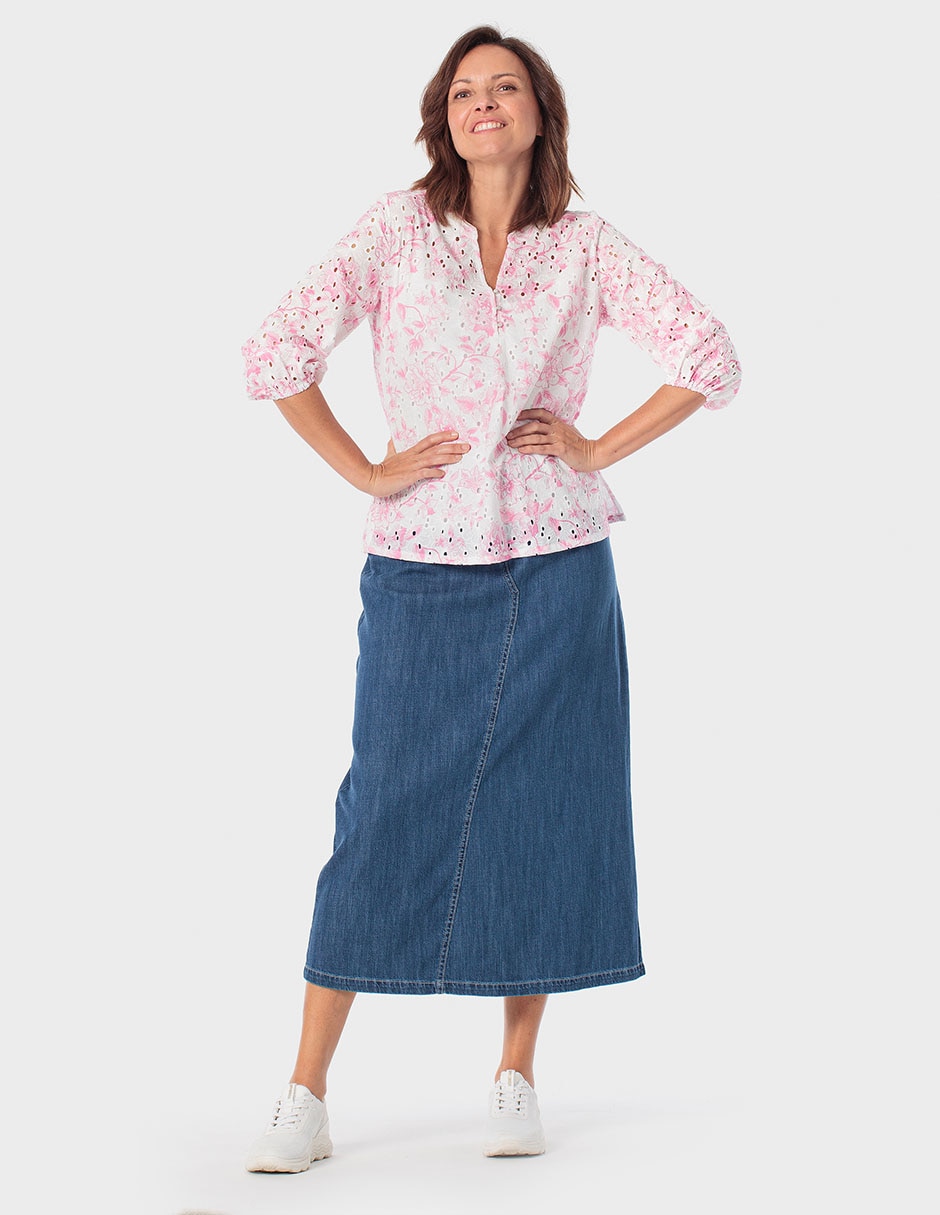 Blusa manga 3/4 para mujer 3