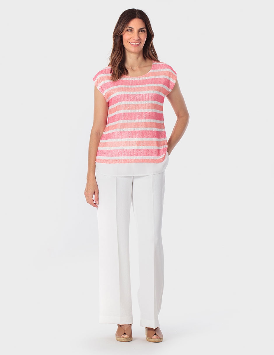 Blusa manga corta para mujer 3