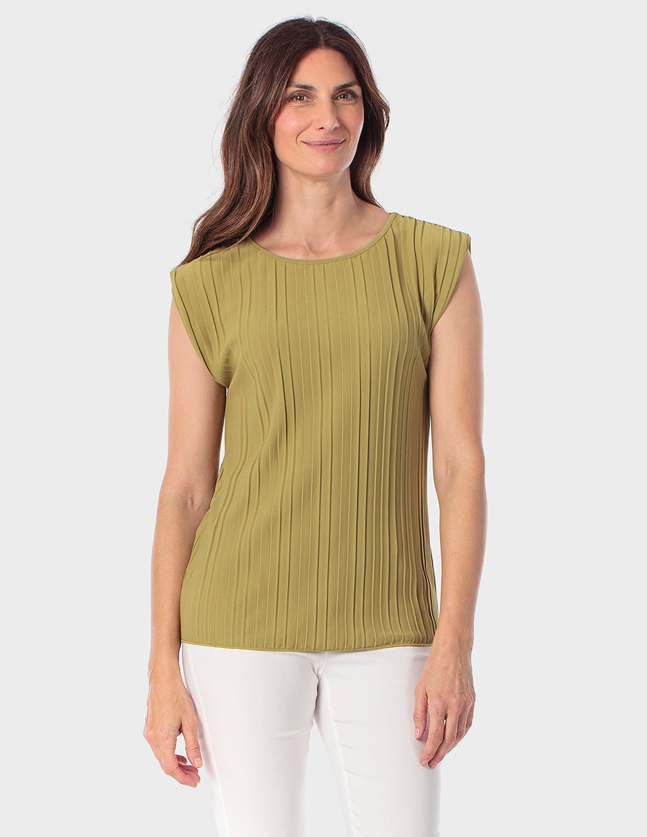 Playera manga corta cuello redondo para mujer Playera manga corta cuello redondo para mujer
