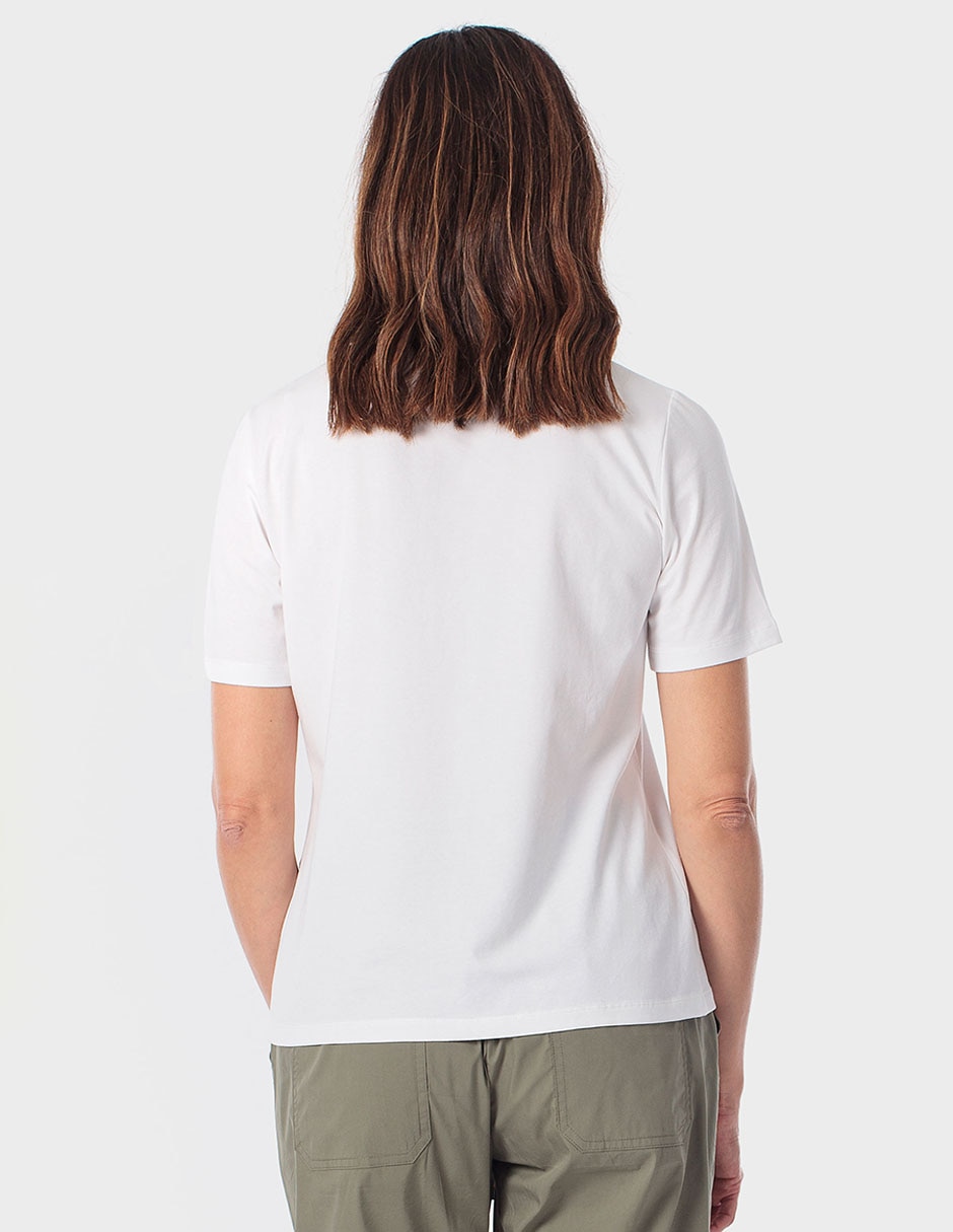 Playera manga corta cuello redondo para mujer 2