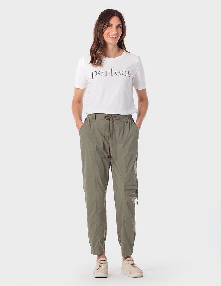 Playera manga corta cuello redondo para mujer 3