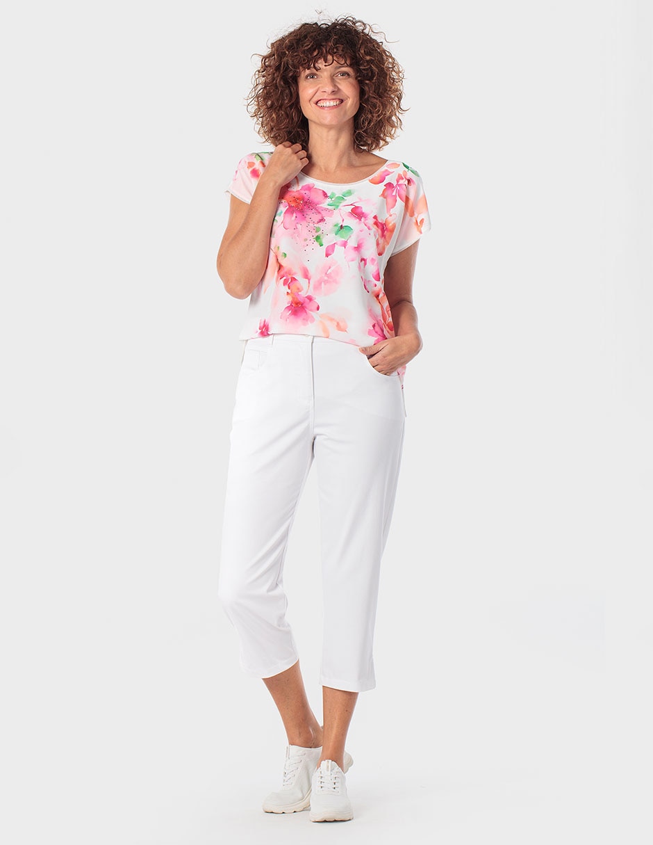 Blusa manga corta para mujer 5