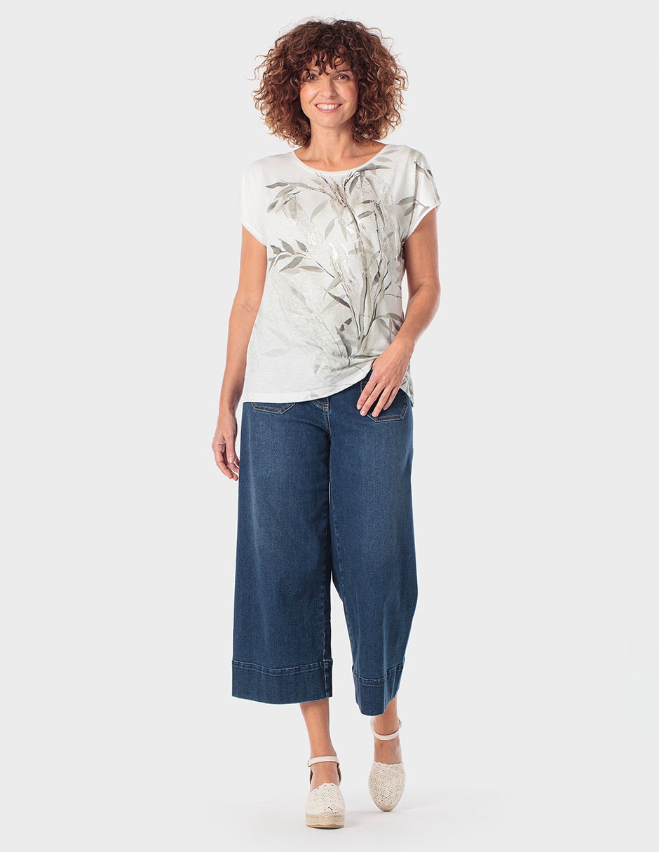 Blusa manga corta para mujer 3