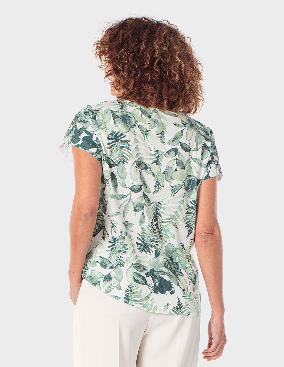 Blusa manga corta para mujer 2