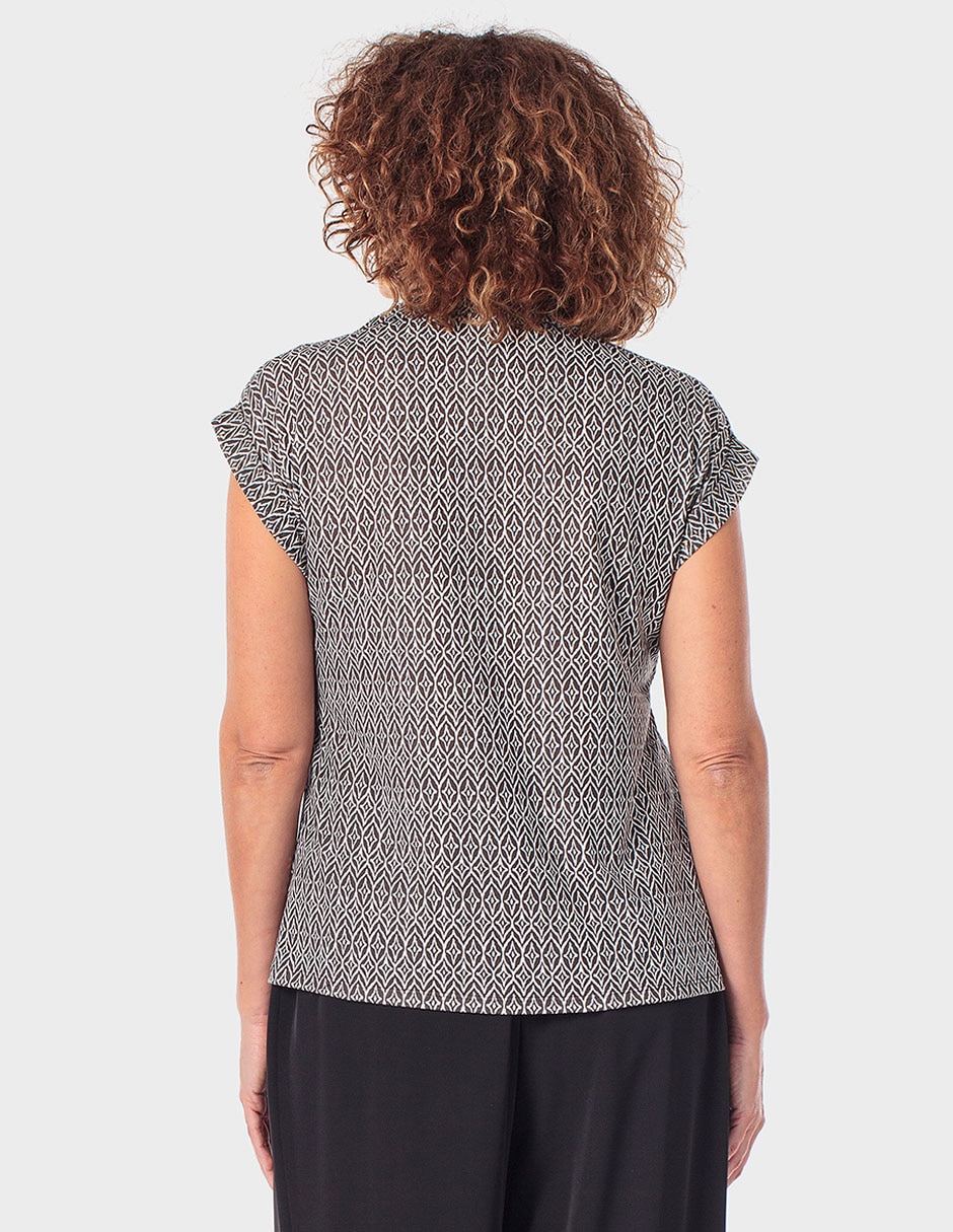 Blusa manga corta para mujer 2