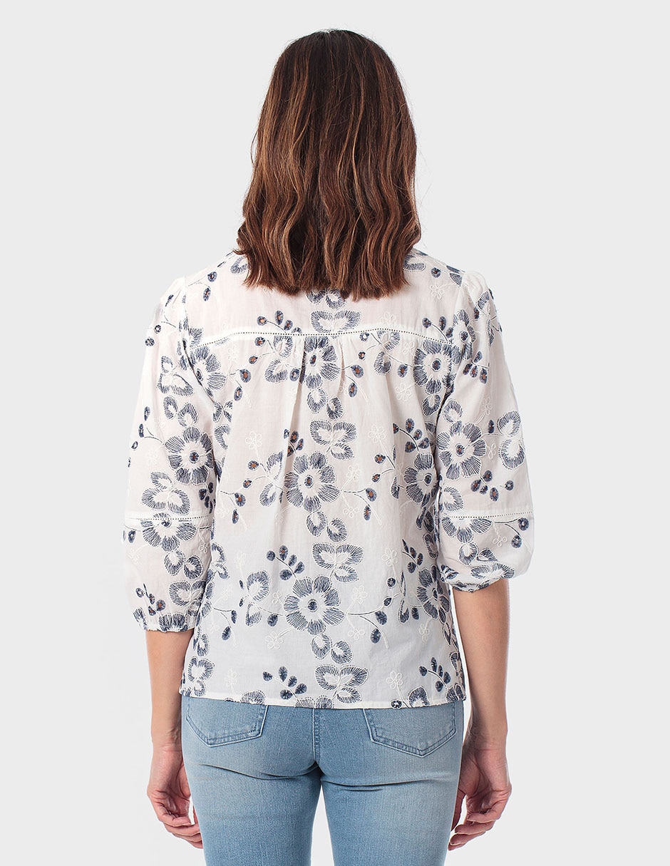 Blusa manga 3/4 para mujer 2