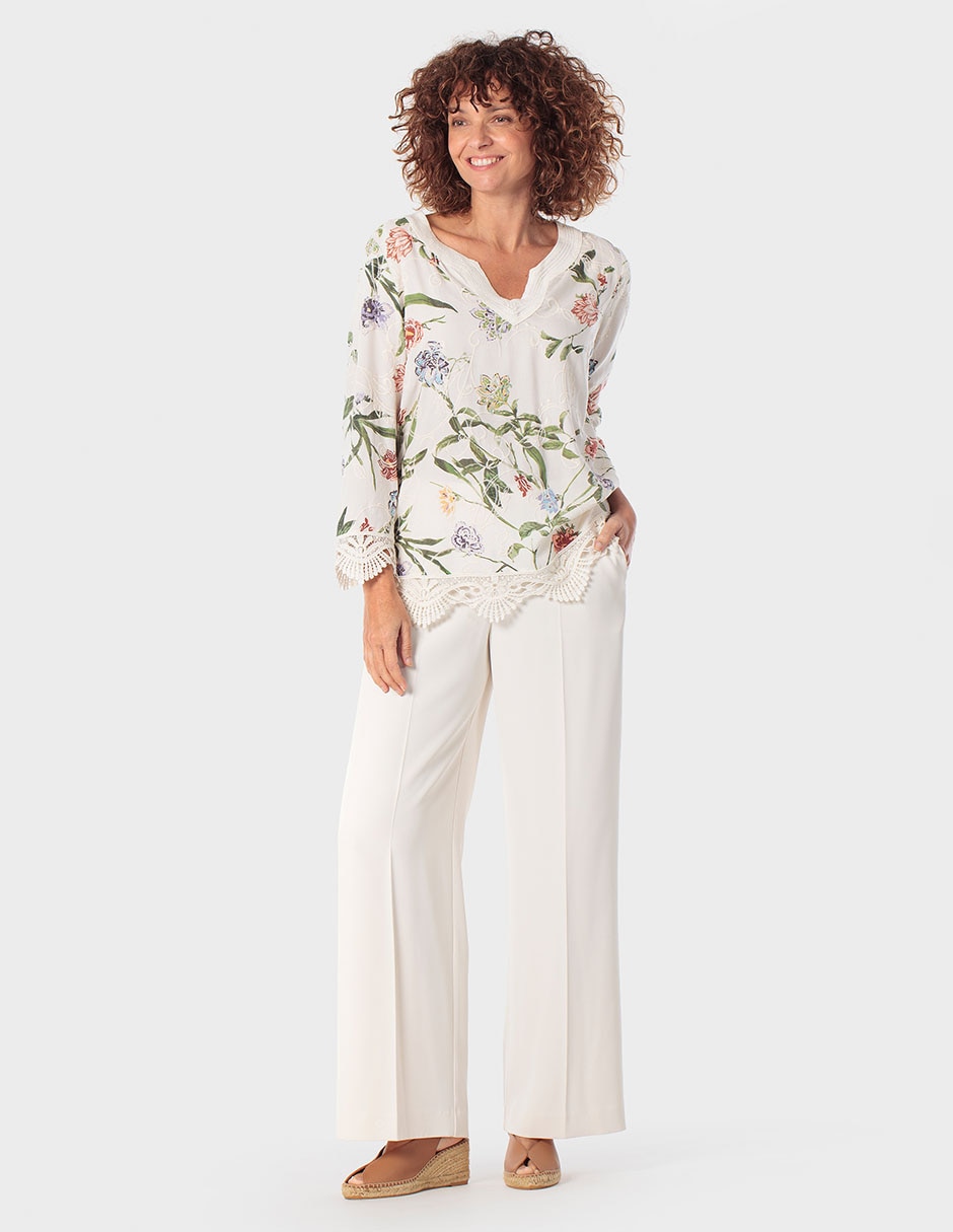 Blusa manga larga para mujer 3