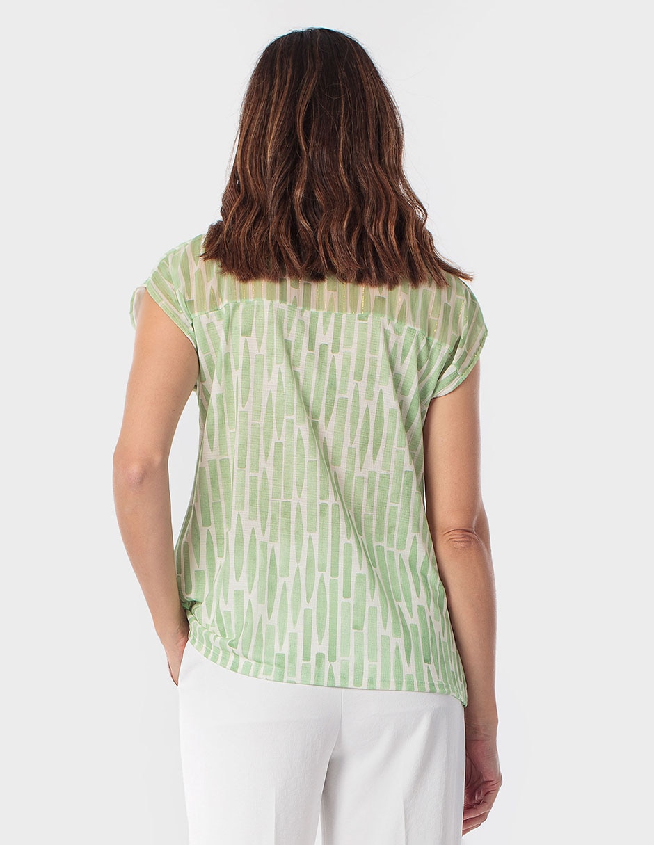 Blusa manga corta para mujer 2